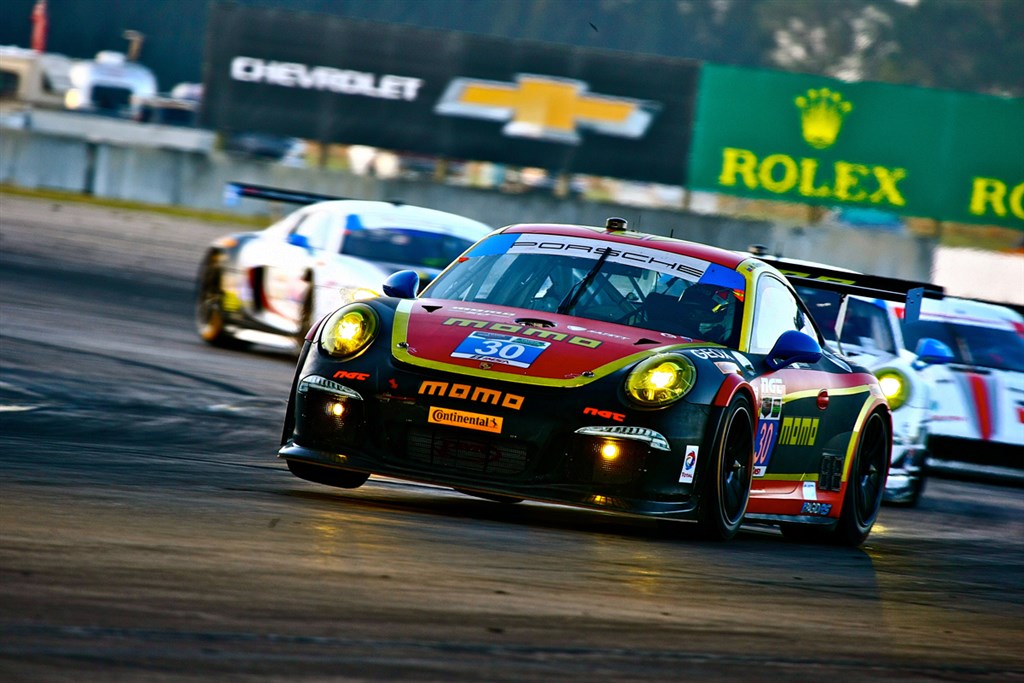 NGT Motorsports Porsche GT3 America som Christina Nielsen skal dele med de to førende fra Porsche Super Cup Earl Bamber og Kuba Giermaziak
(Foto: Christina Nielsen Racing)